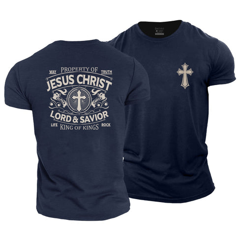 Men's Property Of Jesus Christ Cotton T-Shirt